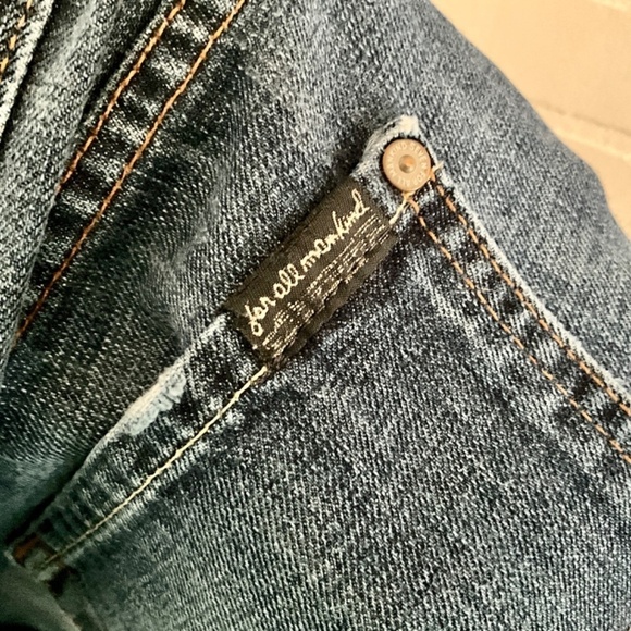 REVOLVE x 7 for all Mankind Men’s Denim jeans Standard Medium/Dark wash 34 - Picture 14 of 16